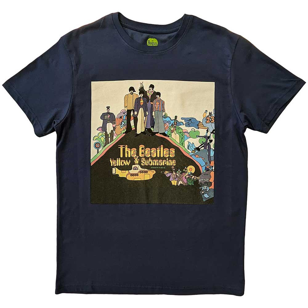 The Beatles 'Yellow Submarine Album Cover' (Blue) T-Shirt