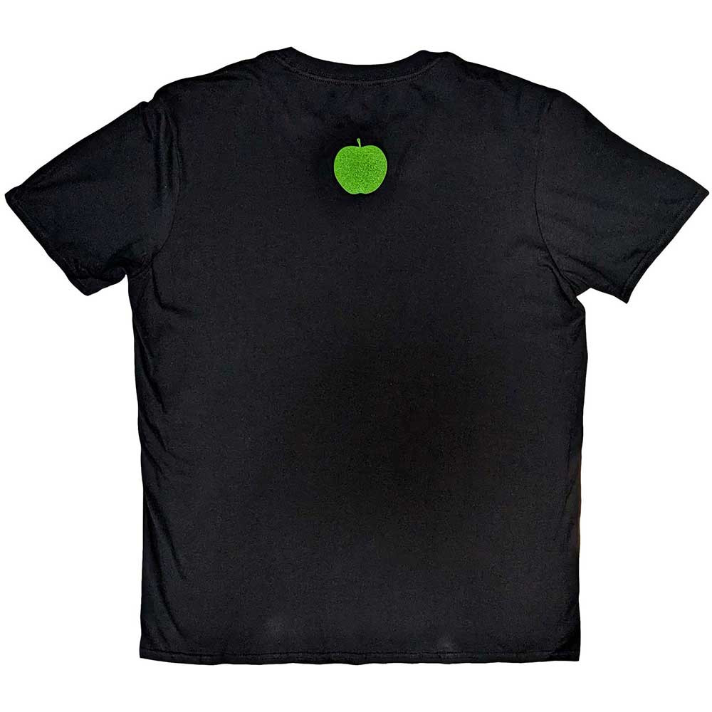 The Beatles 'On Apple' (Black) T-Shirt BACK