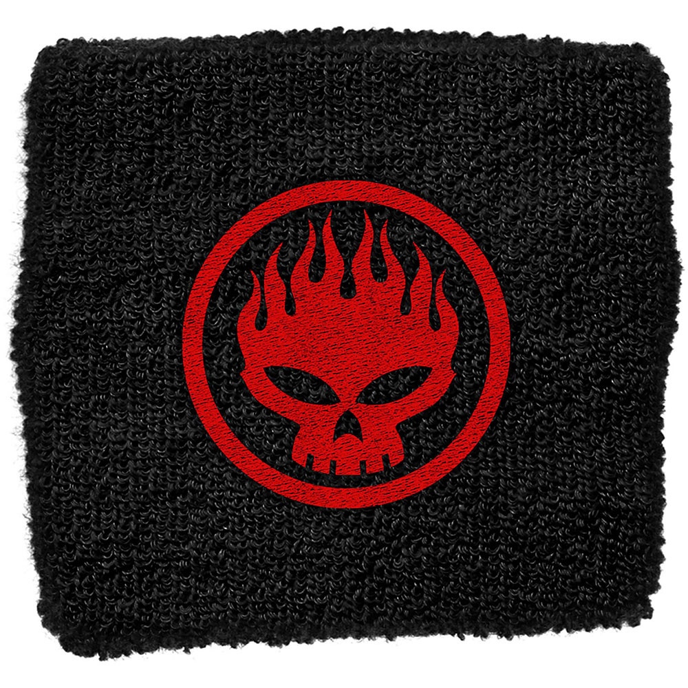 The Offspring 'Skull Logo' (Black) Wristband