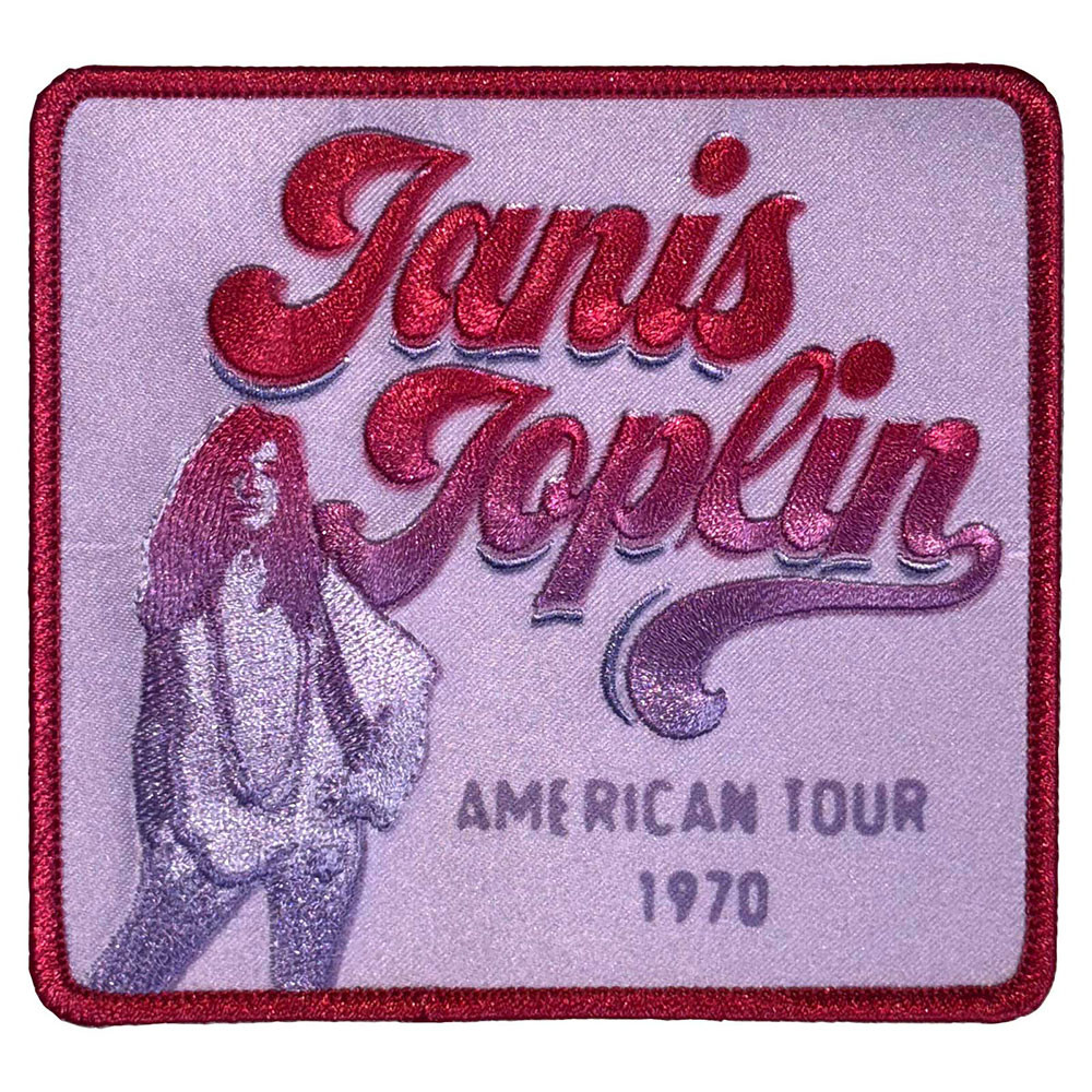 Janis Joplin 'American Tour 1970' (Iron On) Patch