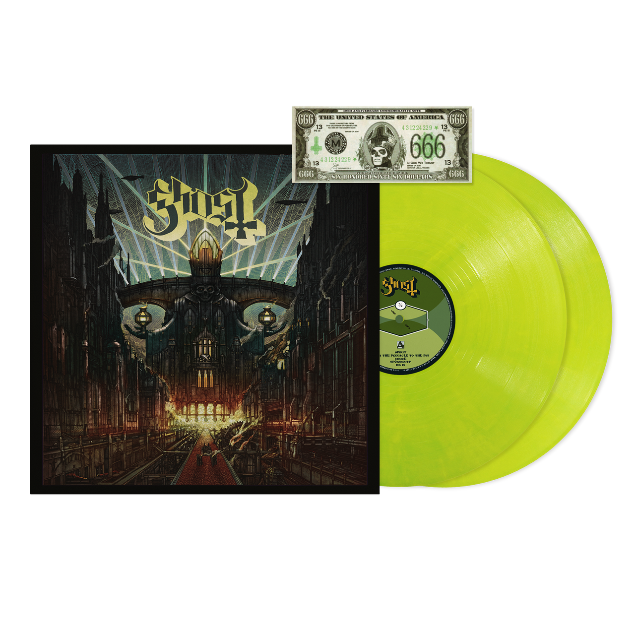 Ghost 'Meliora' (10th Anniversary) 2LP Surge Green Vinyl
