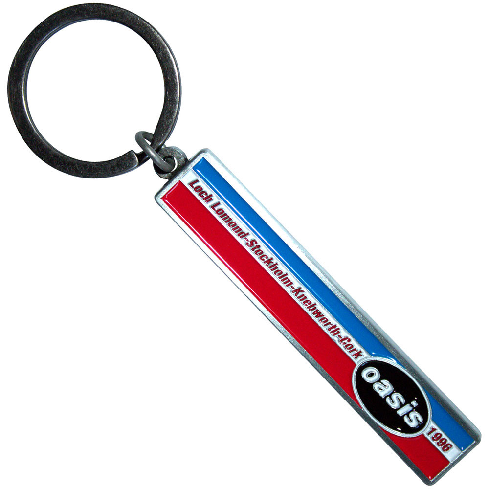 Oasis '1996 Tour Horizontal Stripes' Die Cast Keyring