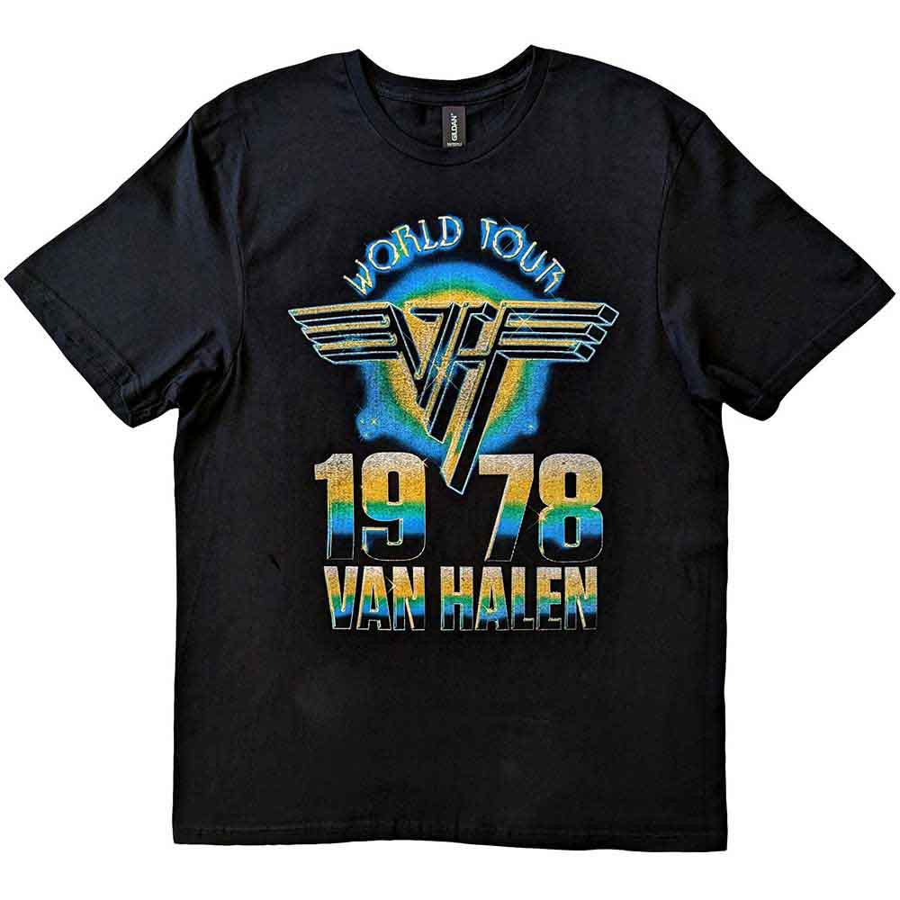 Van Halen 'World Tour '78 1' (Black) T-Shirt
