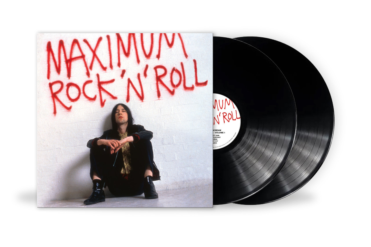洋楽 PRIMAL SCREAM MAXIMUM ROCK 'N' ROLL 2LP Primal Scream 'Maximum Rock & Roll: The Singles' 2LP Black Vinyl