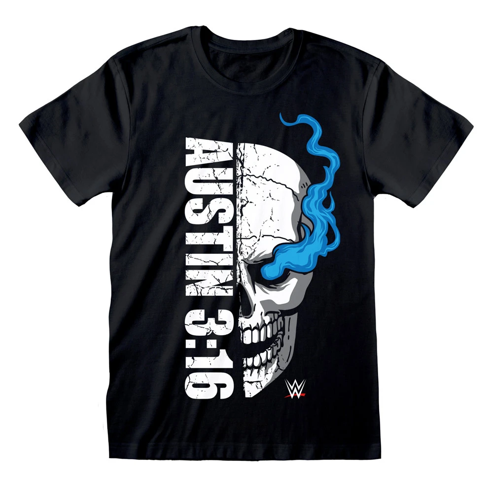 WWE - Stone Cold Steve Austin 'Smoking 3:16' (Black) T-Shirt