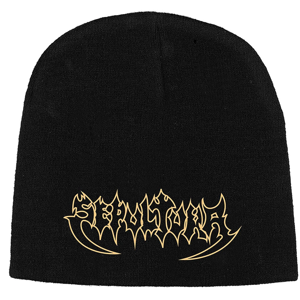 Sepultura 'Original Logo' (Black) Beanie Hat