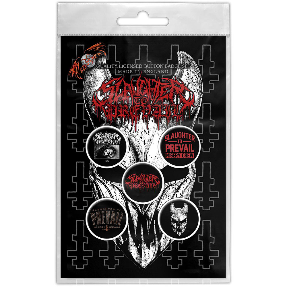 Slaughter To Prevail 'Logo' Button Badge Pack