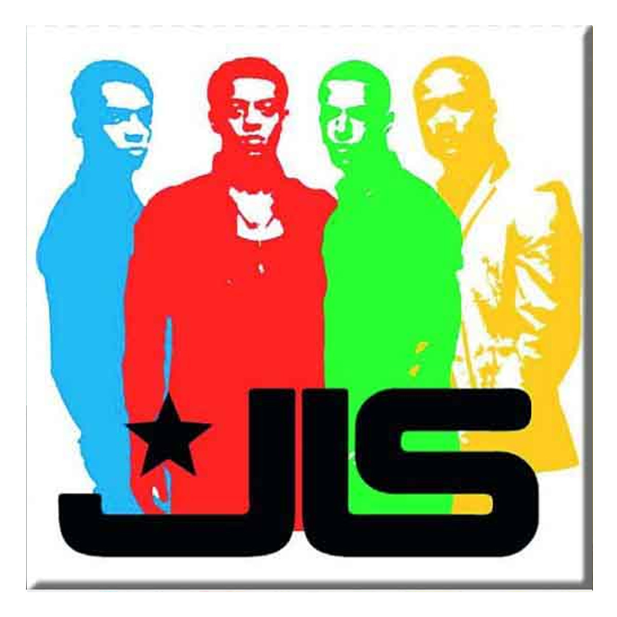 JLS 'Band Silhouette' Fridge Magnet