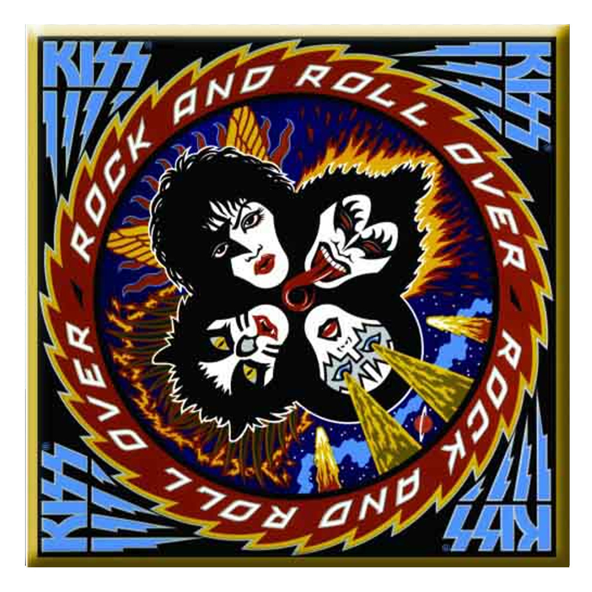 KISS 'Rock & Roll Over Album' Fridge Magnet
