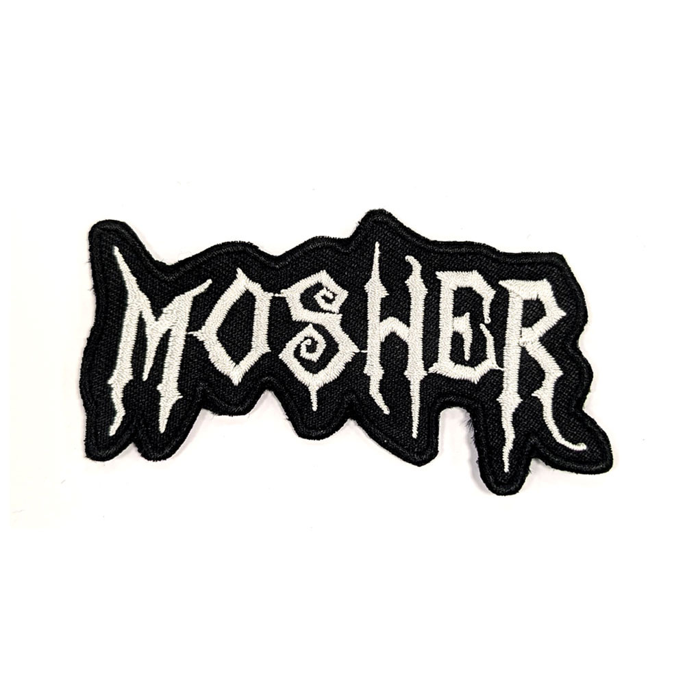 SLF 'Mosher White' Iron On Patch