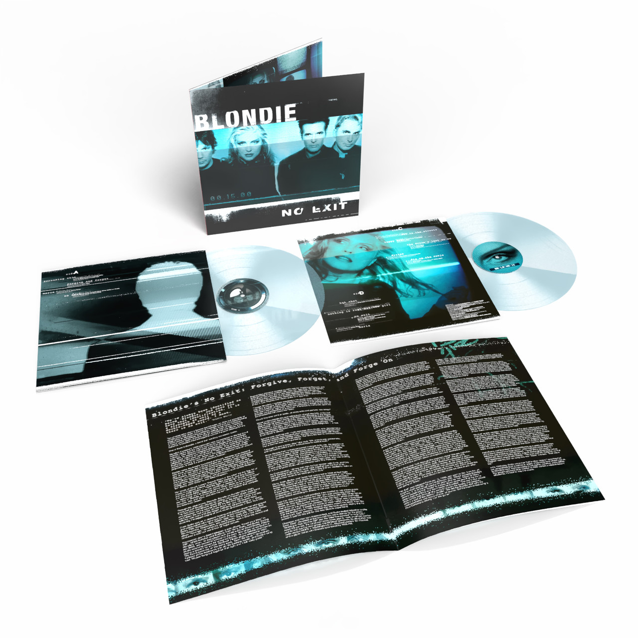 Blondie 'No Exit' 2LP Transparent Crystal Clear Vinyl