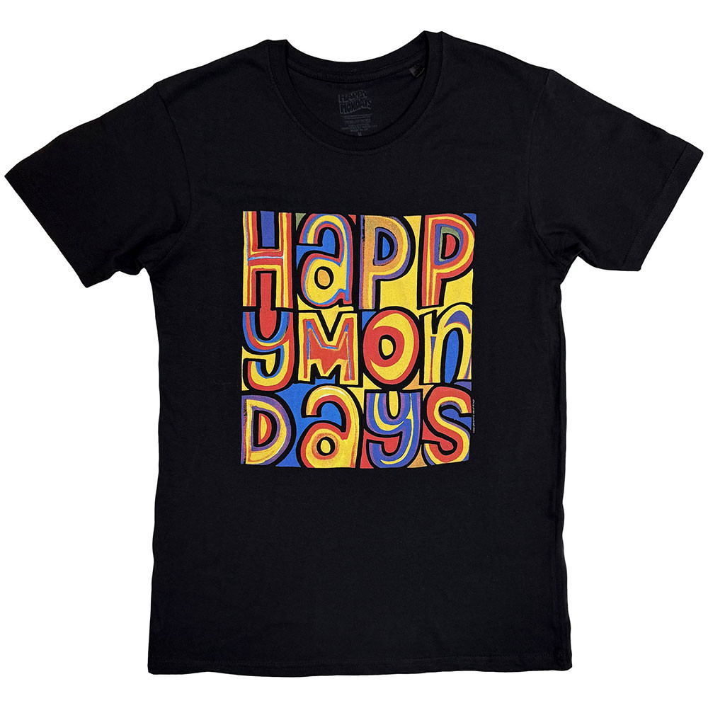Happy Mondays 'Greatest Hits' (Black) T-Shirt