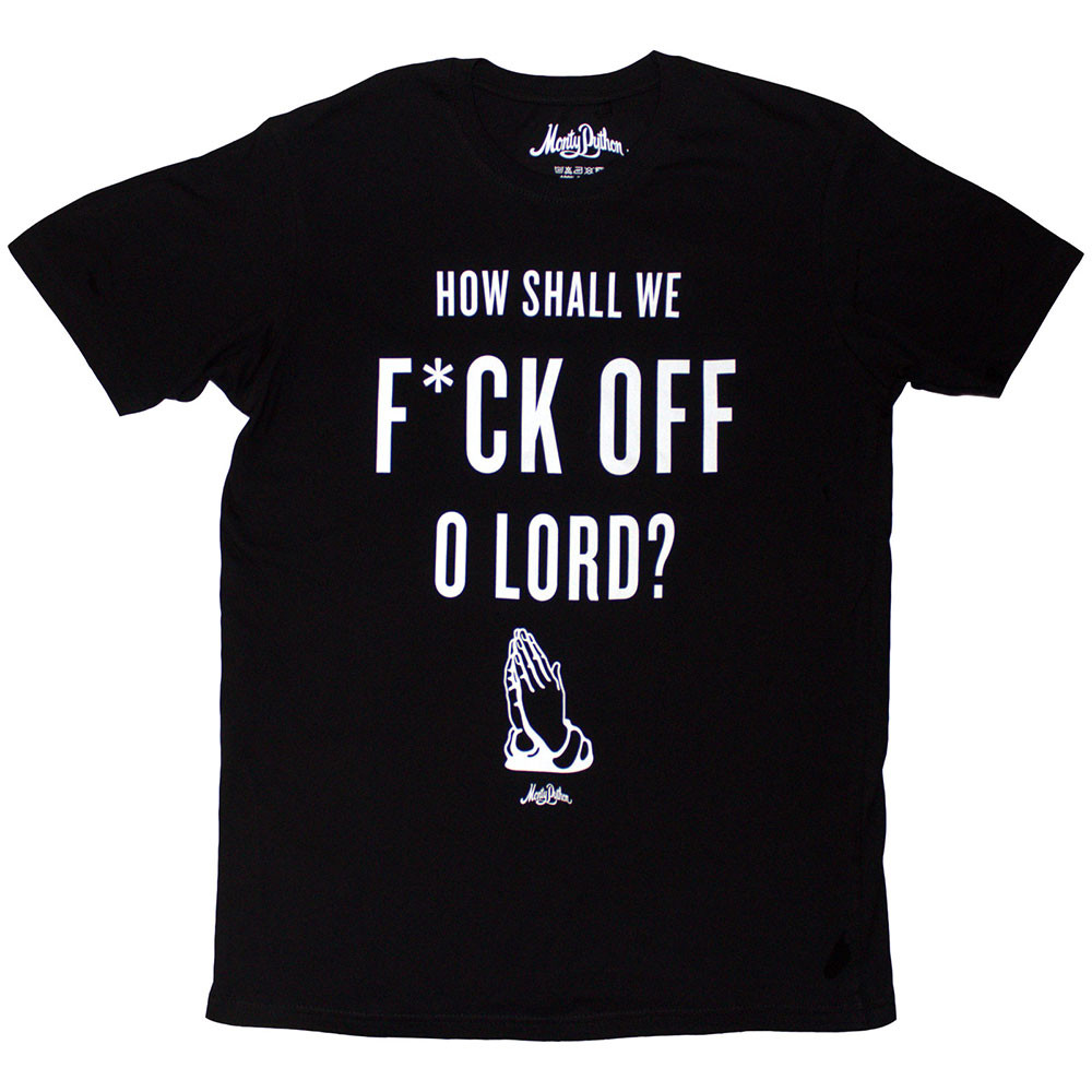 Monty Python 'F Off' (Black) T-Shirt