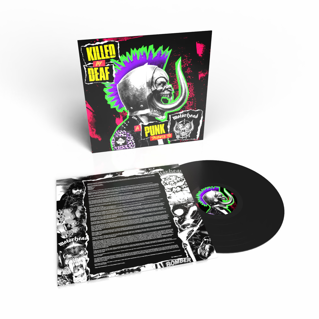 Various Artists 'Killed By Deaf: A Punk Tribute To Motorhead' LP Black Vinyl