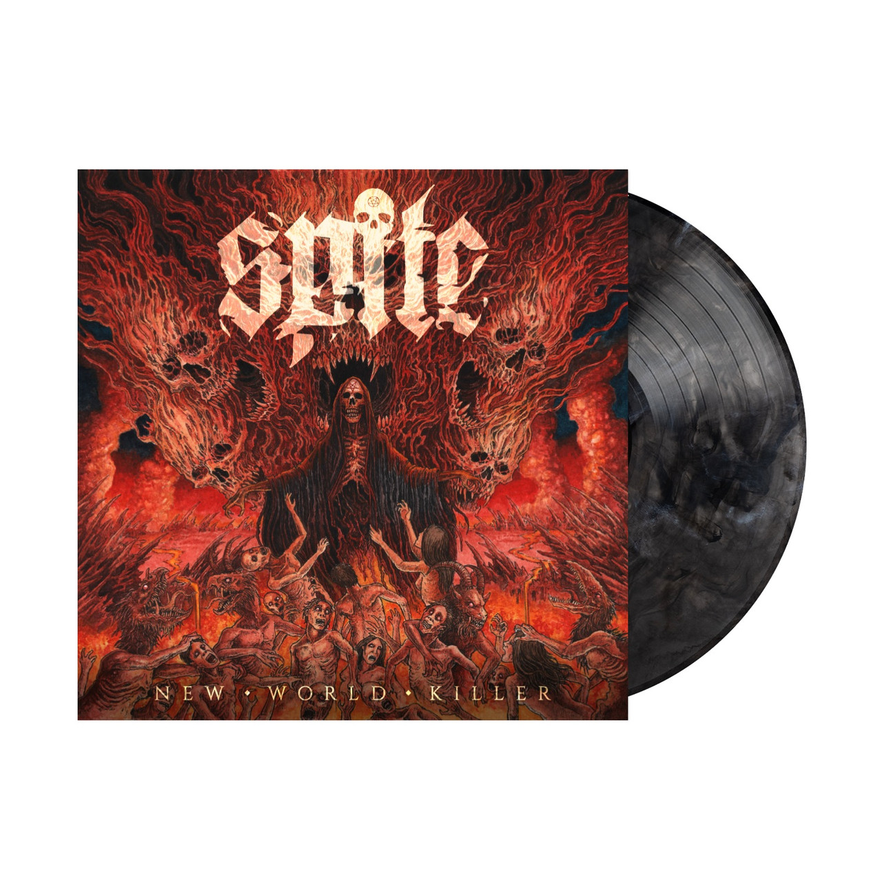 Spite 'New World Killer' LP Black Marble Vinyl