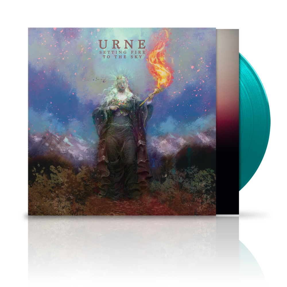 URNE 'Setting Fire To The Sky' LP Turquoise Vinyl