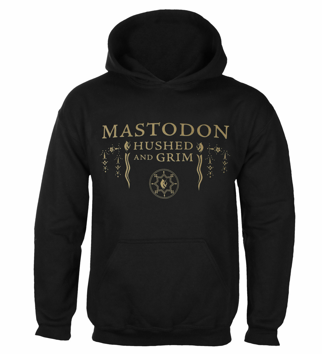 Mastodon 'Hushed & Grim Cover' (Black) Pull Over Hoodie