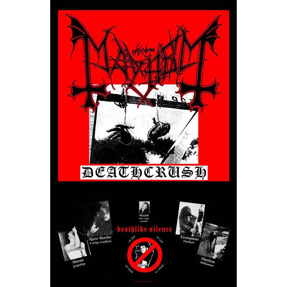 Mayhem 'Deathcrush' Textile Poster