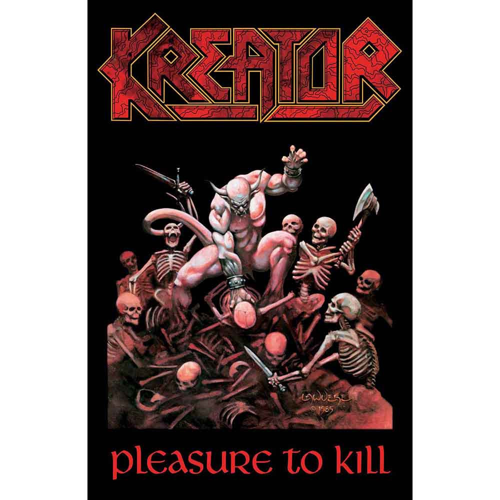 Kreator 'Pleasure To Kill' Textile Poster