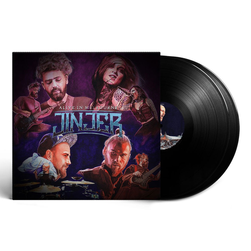 Jinjer 'Alive In Melbourne' 2LP Black Vinyl