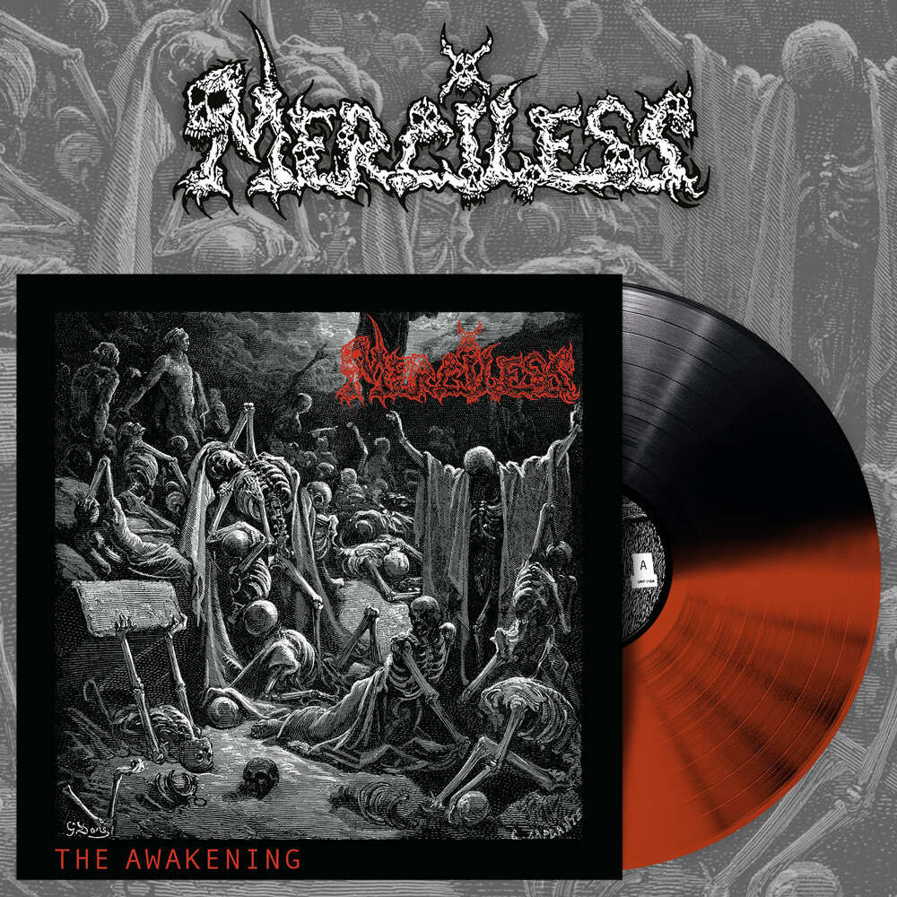 Merciless 'The Awakening' Red Black Split Vinyl