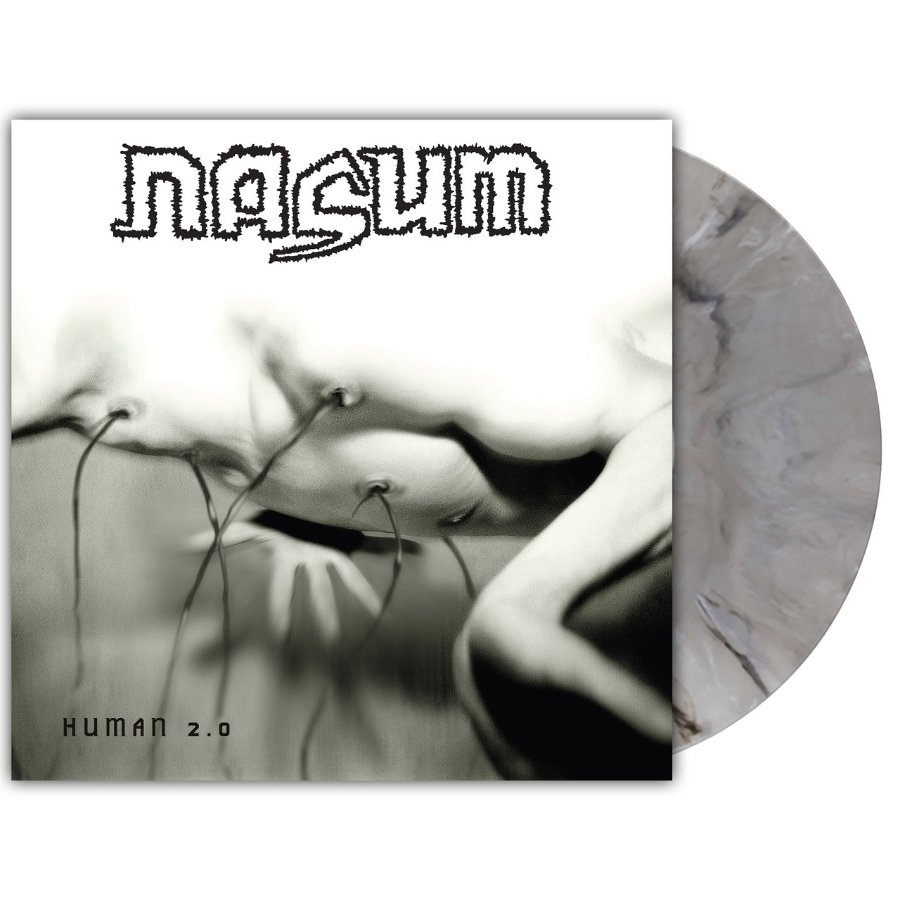 Nasum 'Human 2.0' LP Custom Ghost Marble Vinyl