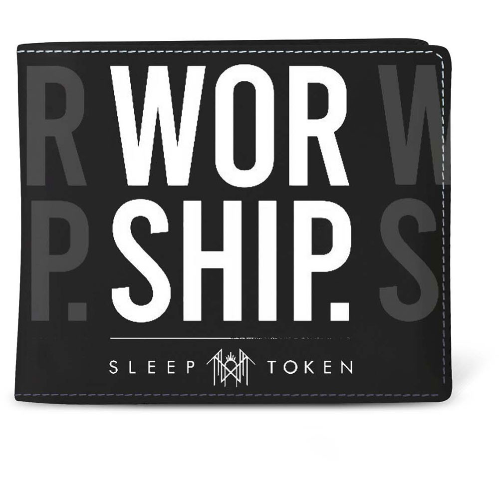 Rocksax Portafoglio Da Viaggio Sleep Token | Nero | Unisex | Con Porta Monete E 5 Scomparti Per Carte - 2