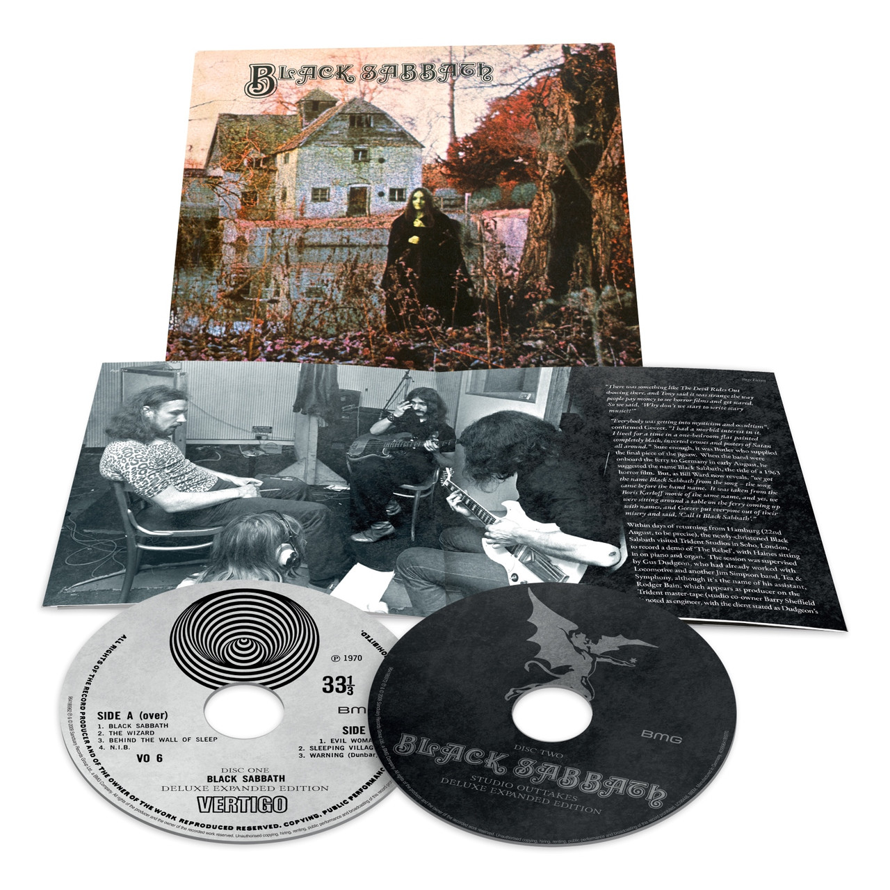 Black Sabbath 'Black Sabbath' (Deluxe) 2CD Digisleeve