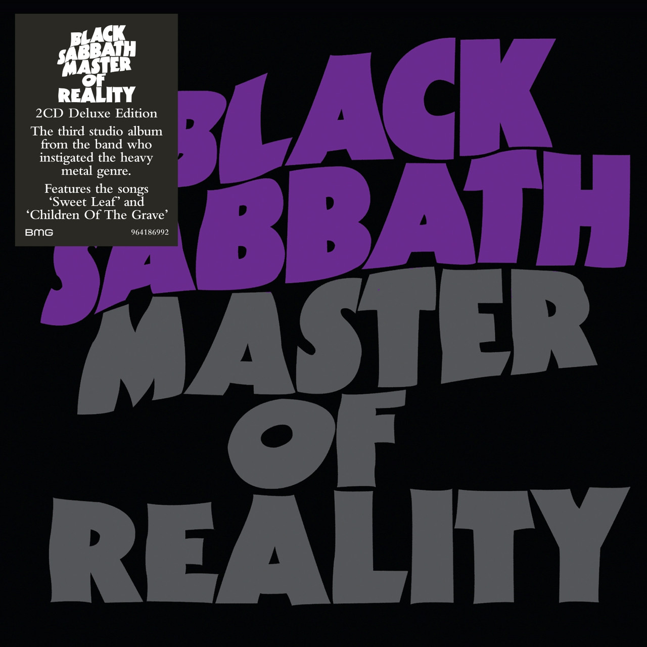 Black Sabbath 'Master Of Reality' (Deluxe) 2CD Digisleeve