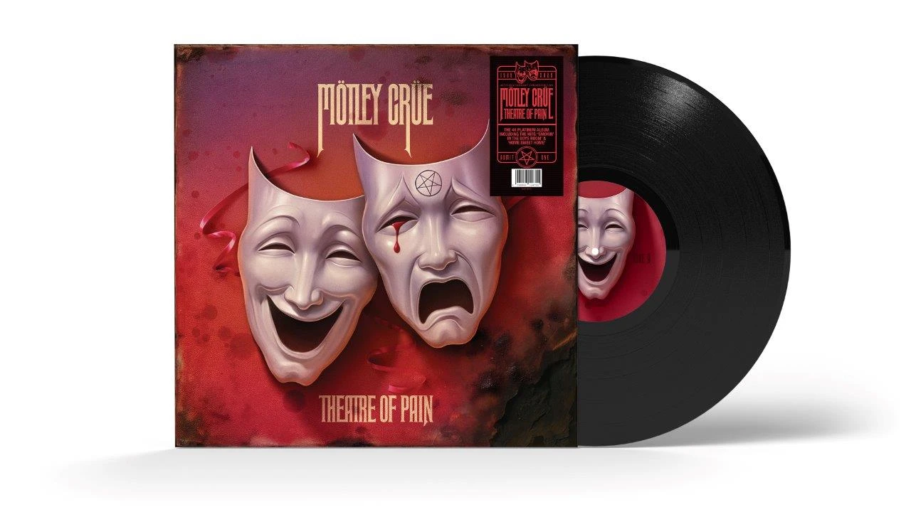 Motley Crue 'Theatre of Pain' (40th Anniversary) LP Black Vinyl