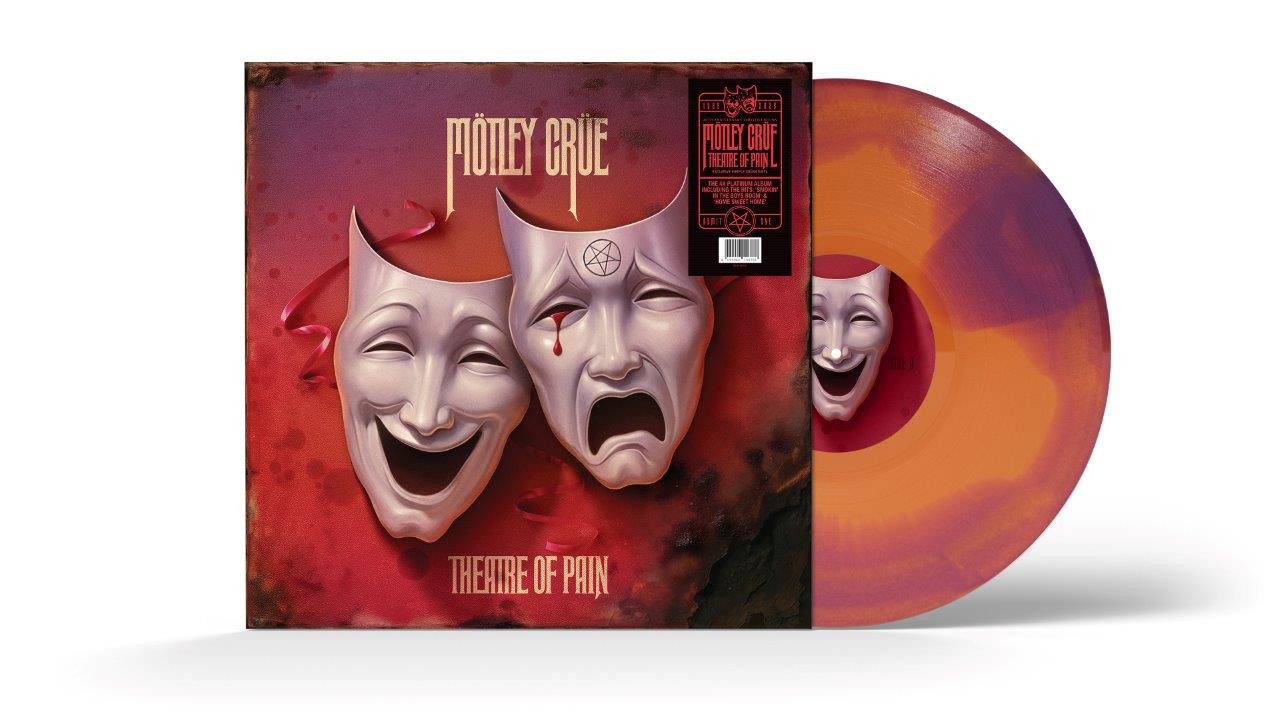 Motley Crue 'Theatre of Pain' (40th Anniversary) LP Purple Crush Vinyl