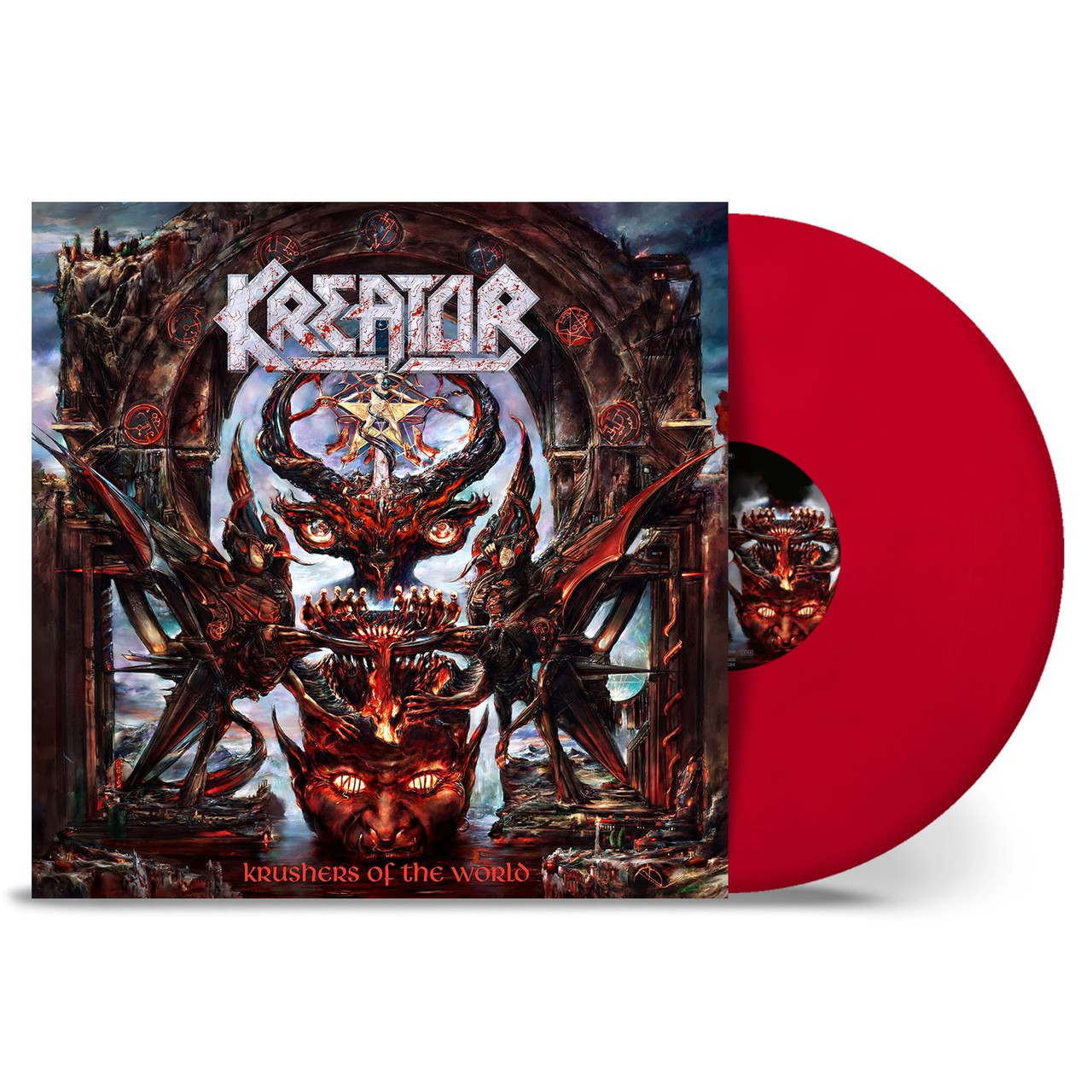 Kreator 'Krushers Of The World' LP Red Vinyl