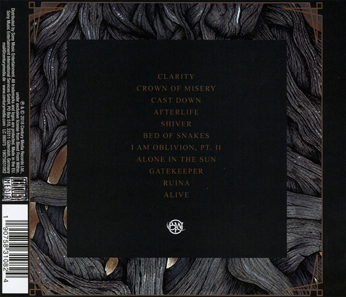 Bleed From Within 'Era' CD Back