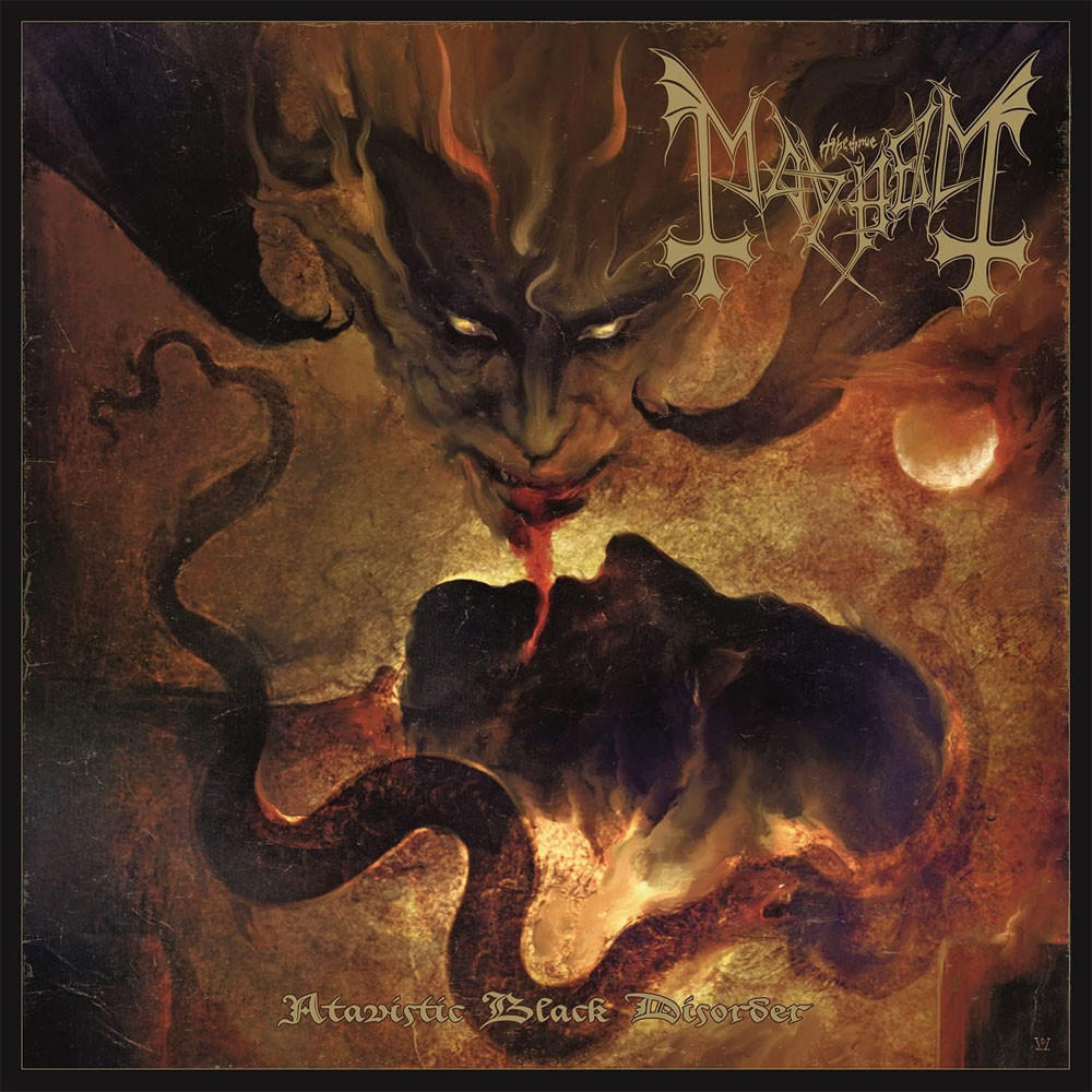 Mayhem 'Atavistic Black Disorder / Kommando' EP Black Vinyl Front