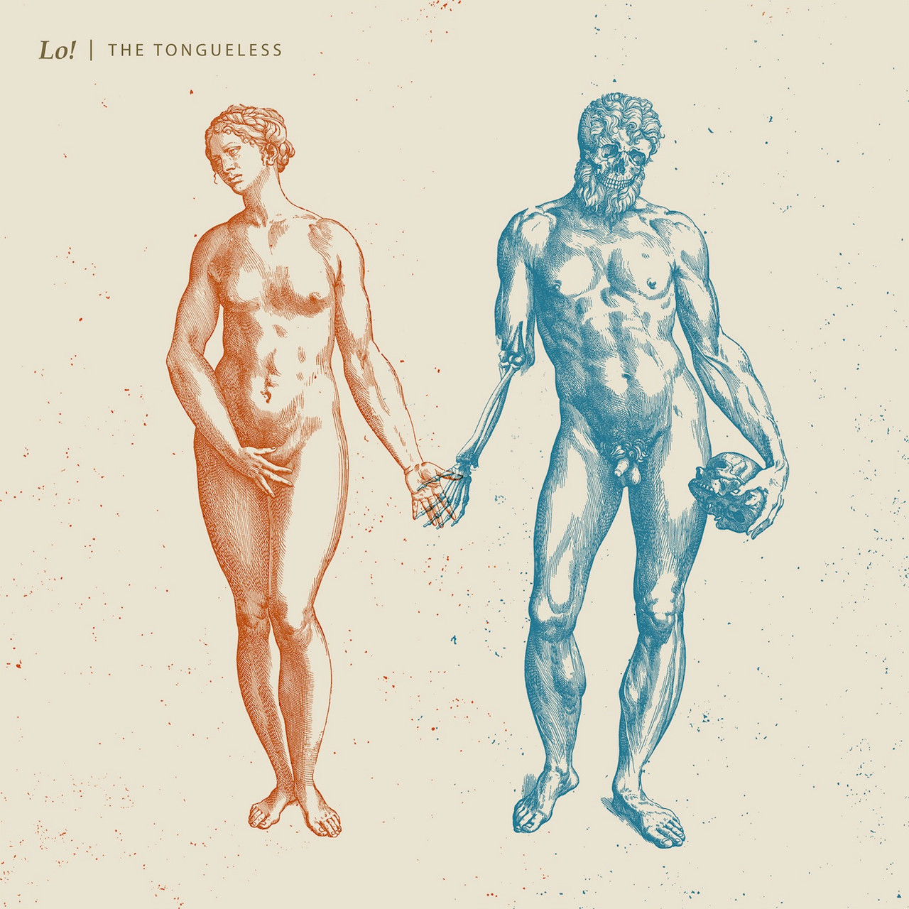 Lo! 'The Tongueless' 2x7" EP Blue & Orange Vinyl