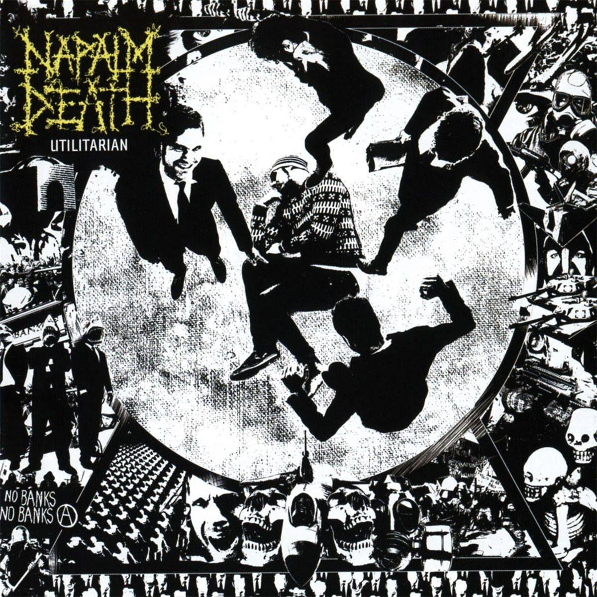 Napalm Death 'Utilitarian' CD Front