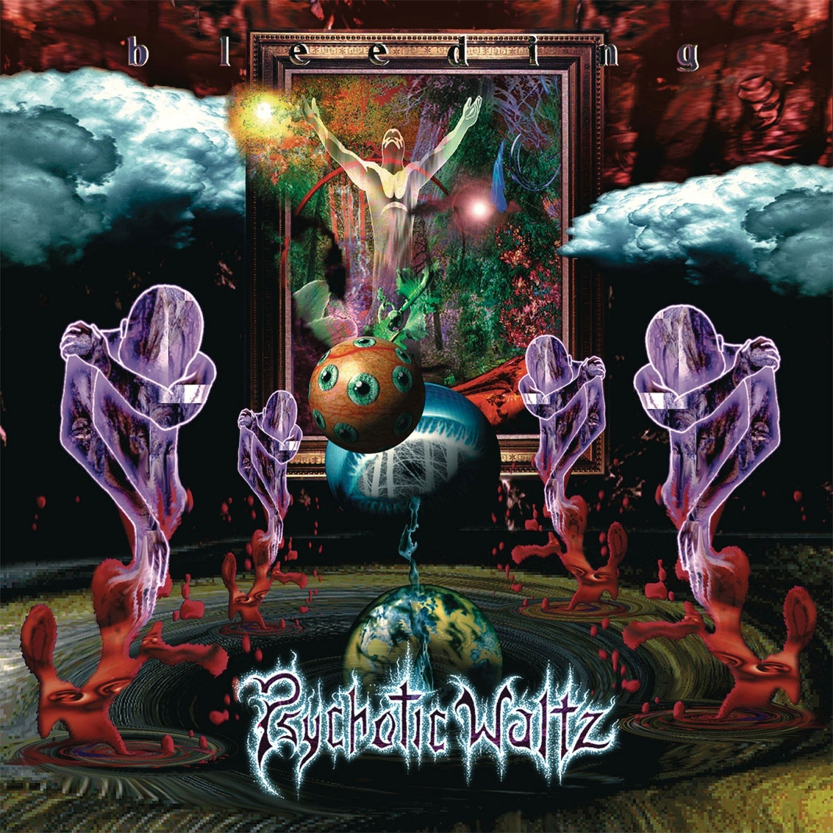 Psychotic Waltz 'Bleeding' (Reissue 2024) LP Red Vinyl Front