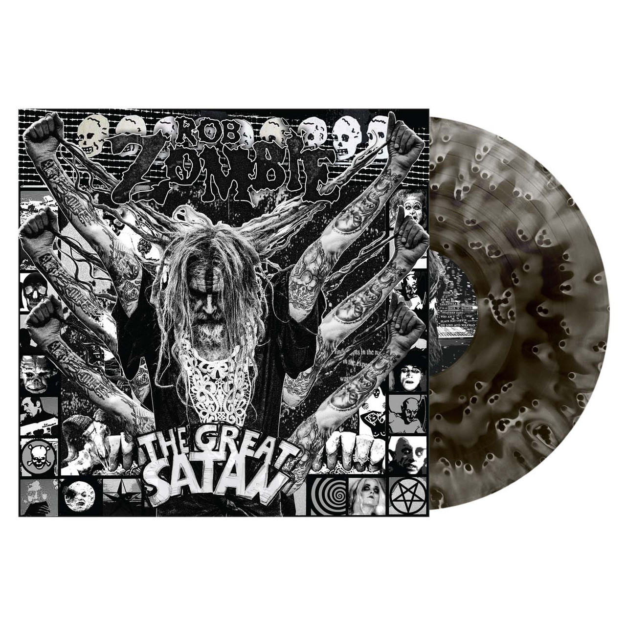 Rob Zombie 'The Great Satan' LP Ghostly Black Vinyl