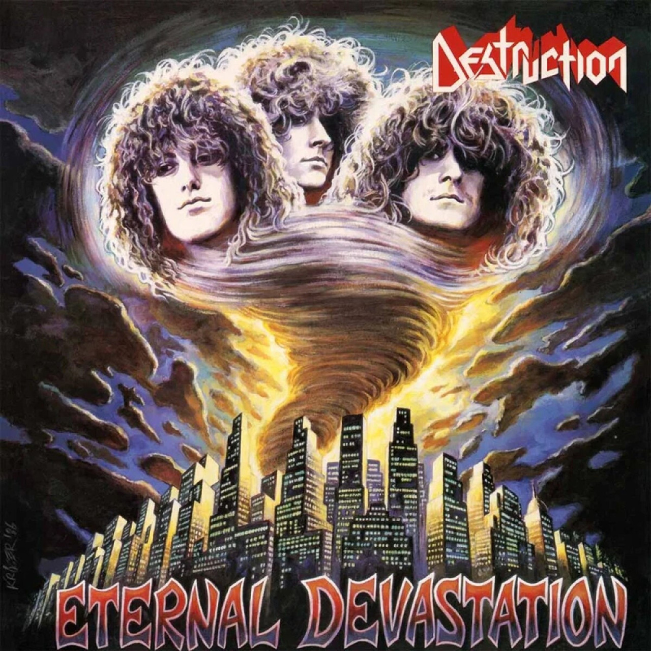 Destruction 'Eternal Devastation' LP Silver Vinyl