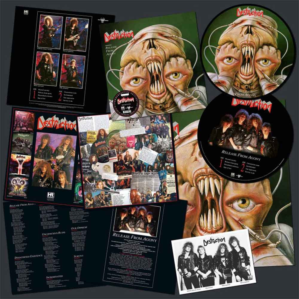 Destruction 'Release From Agony' LP Picture Disc Vinyl