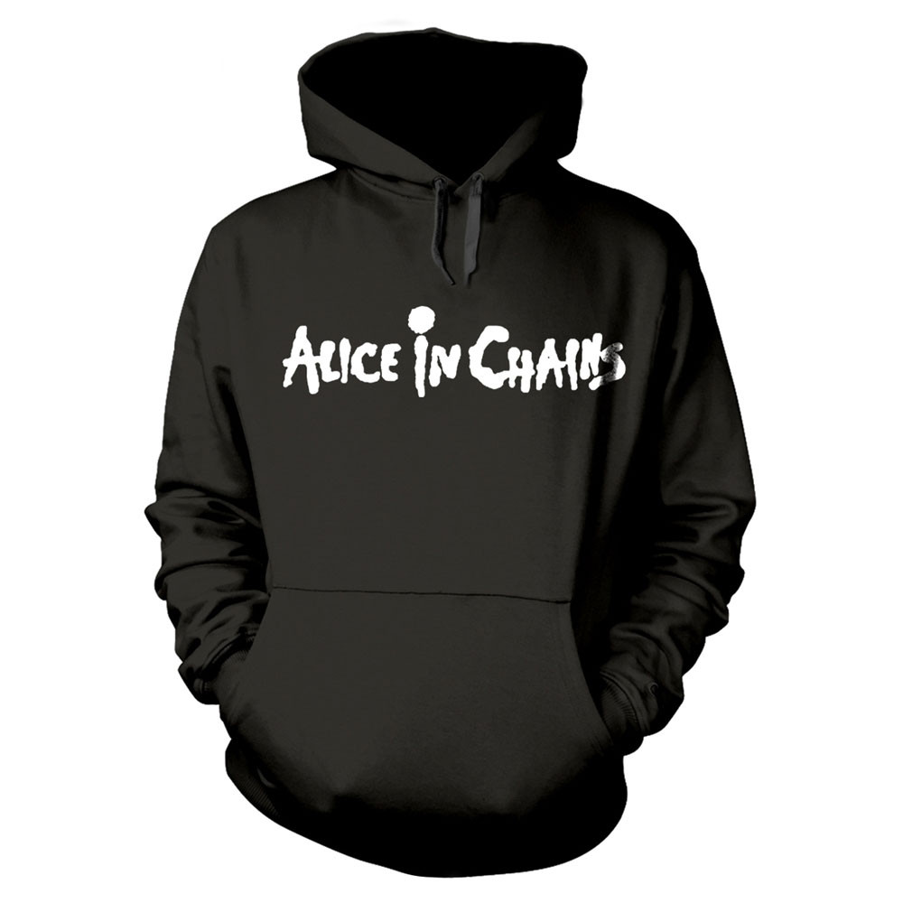 Alice In Chains 'Facelift' (Black) Pull Over Hoodie Front