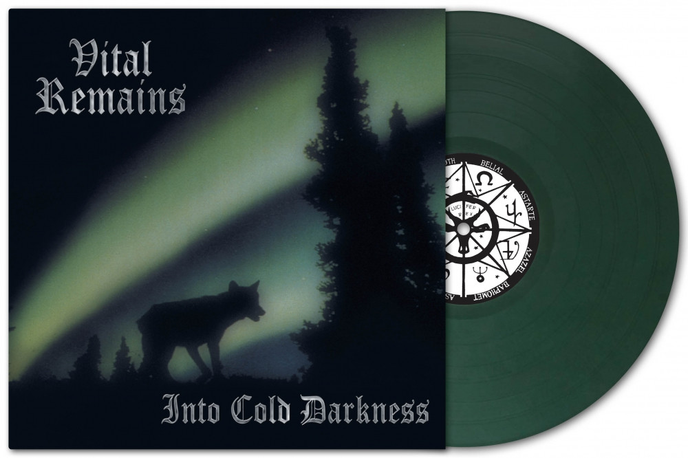 Vital Remains 'Into Cold Darkness' (30th Anniversary) LP Dark Green Vinyl
