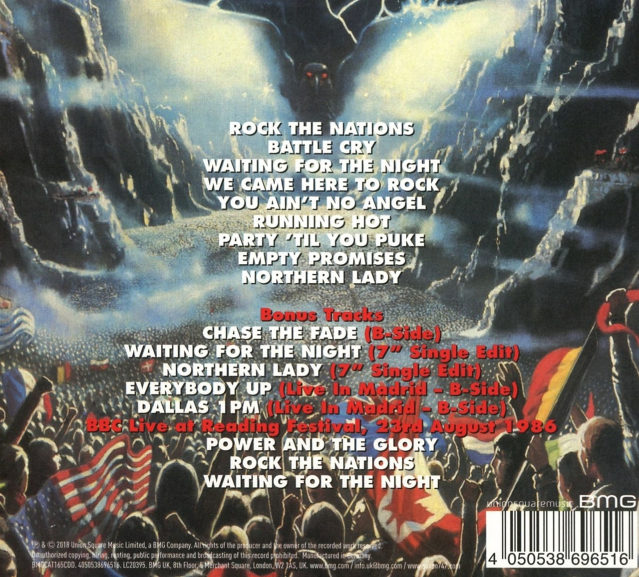 Saxon 'Rock The Nations' CD Digipack