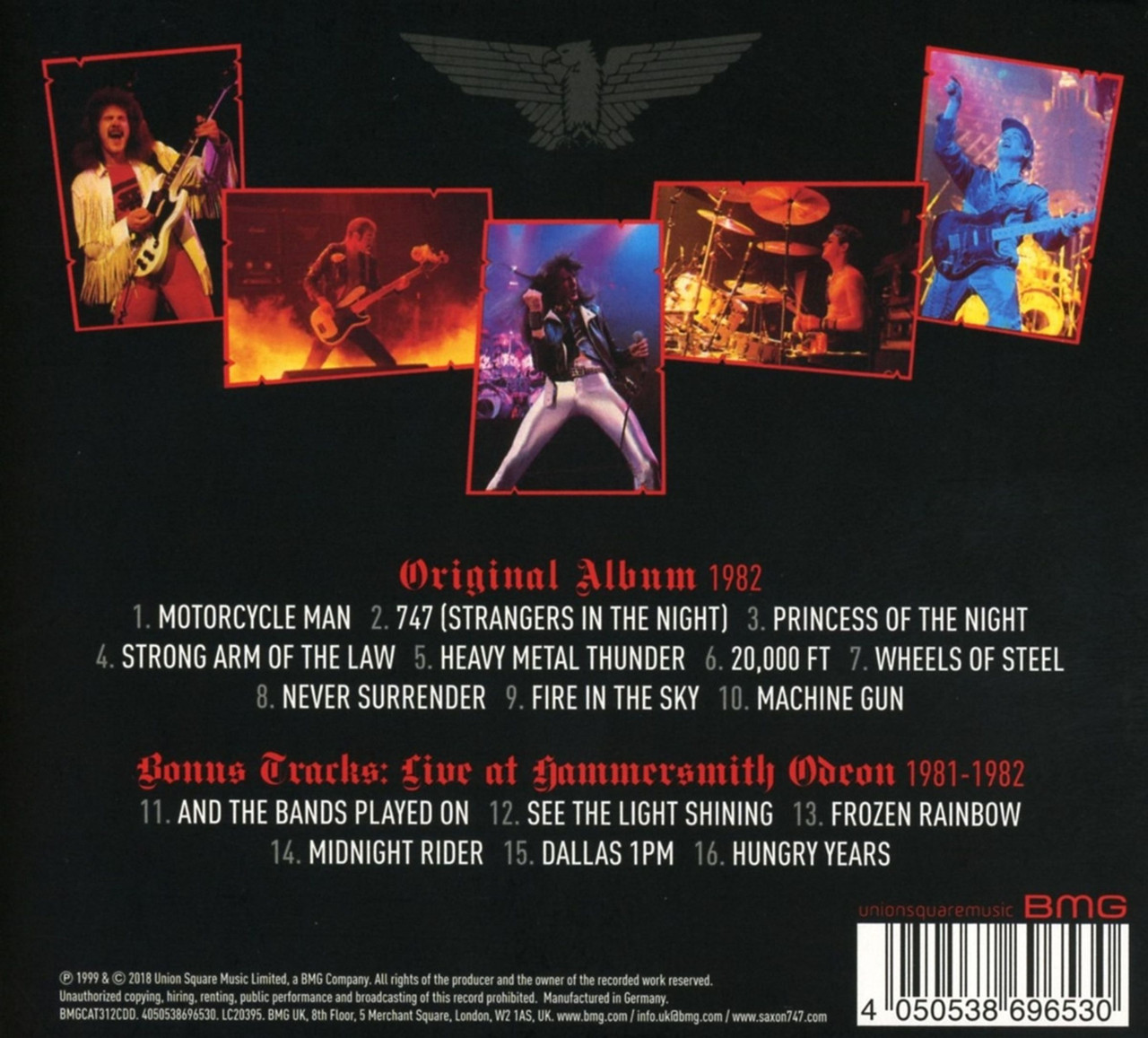 Saxon 'The Eagle Has Landed' CD Digipack