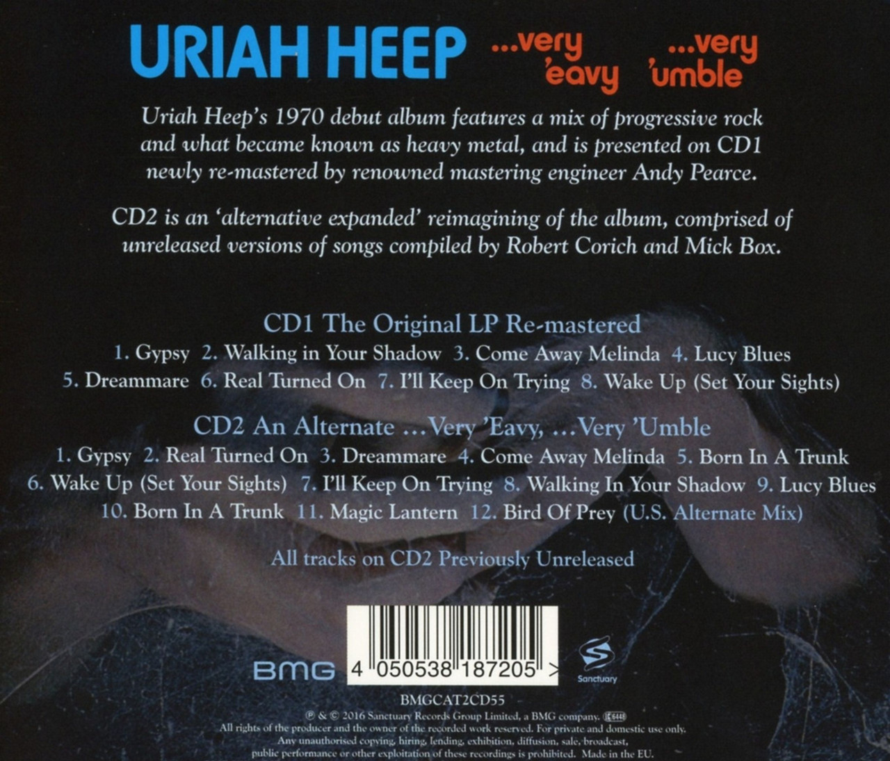 Uriah Heep 'Very 'Eavy, Very 'Umble' (Deluxe Edition) 2CD Digipack