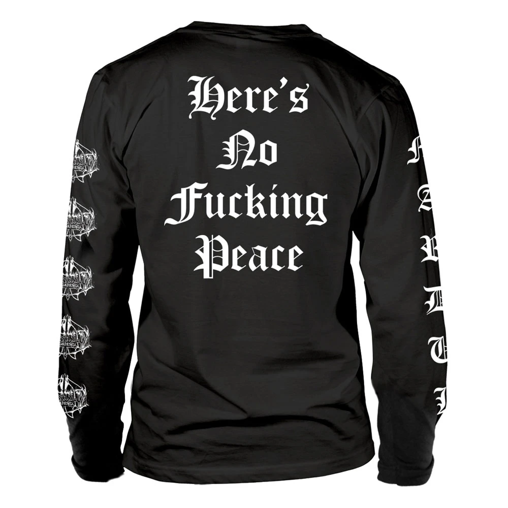 Marduk 'Here's No Peace' (Black) Long Sleeve Shirt Back