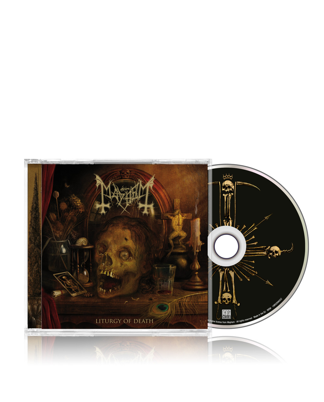 Mayhem 'Liturgy of Death' CD Jewel Case