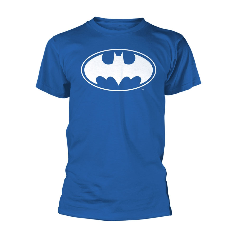 Batman 'White Logo' (Blue) T-Shirt