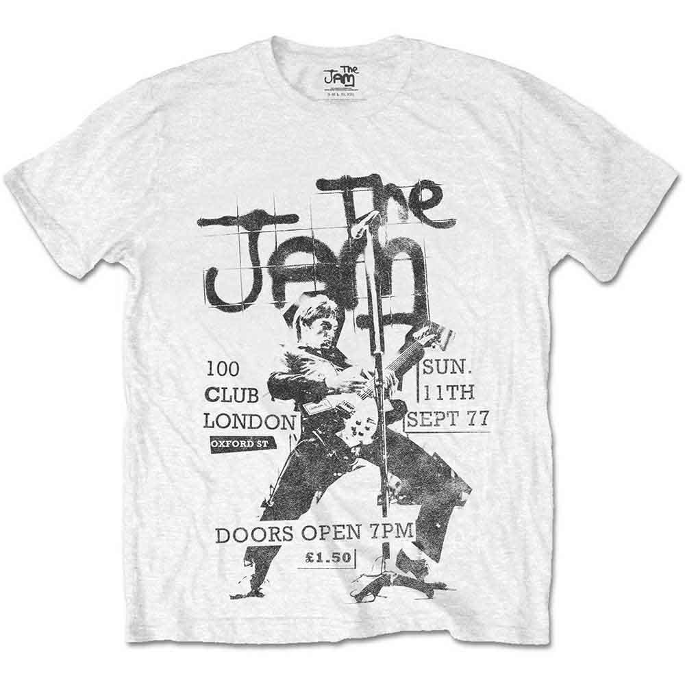 The Jam '100 Club 77' (White) T-Shirt