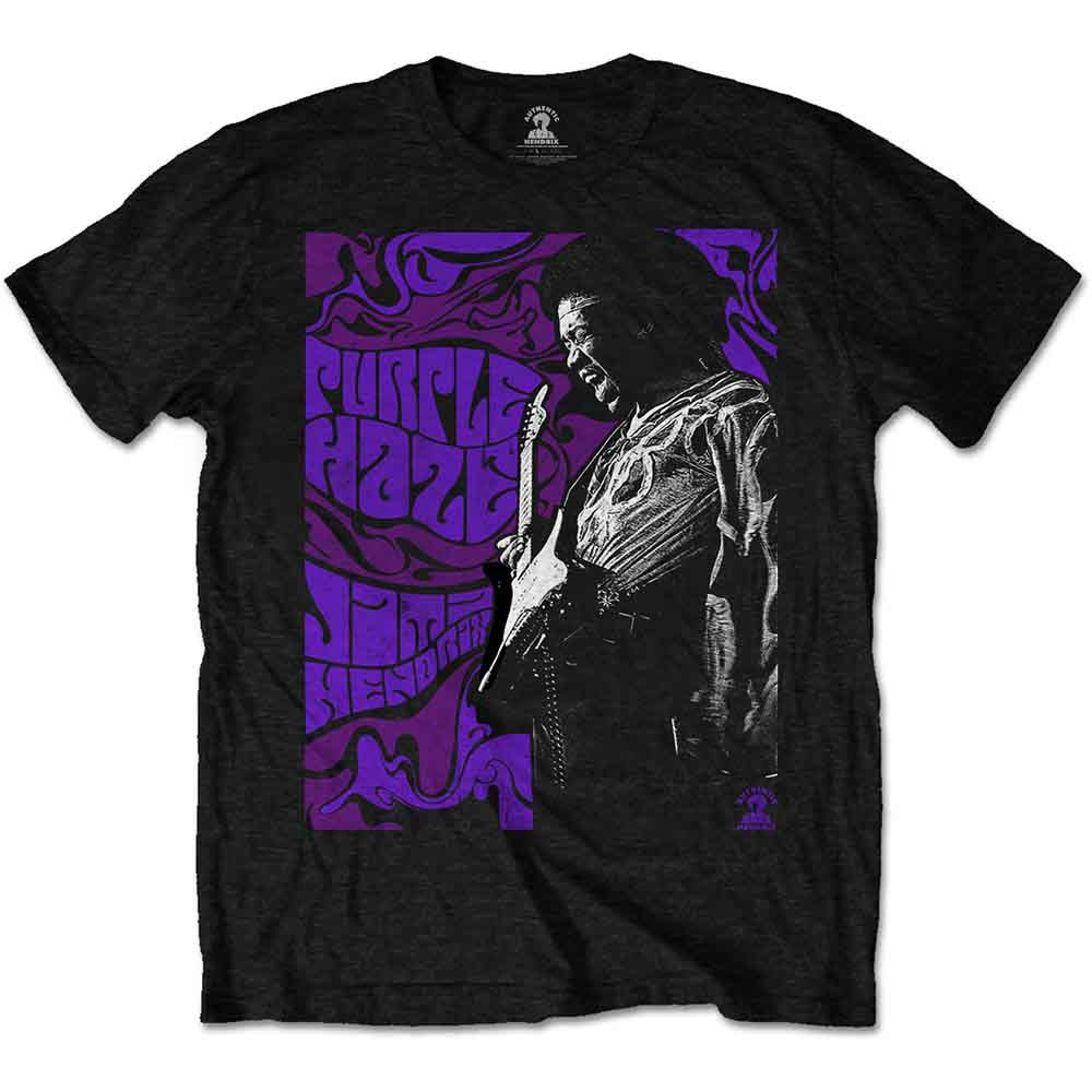 Jimi Hendrix 'Purple Haze' (Black) T-Shirt